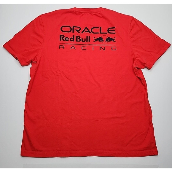 Oracle Red Bull Racing T-Shirt Short Sleeve Cotton Tee Crew Neck F1 Castore - Picture 9 of 14